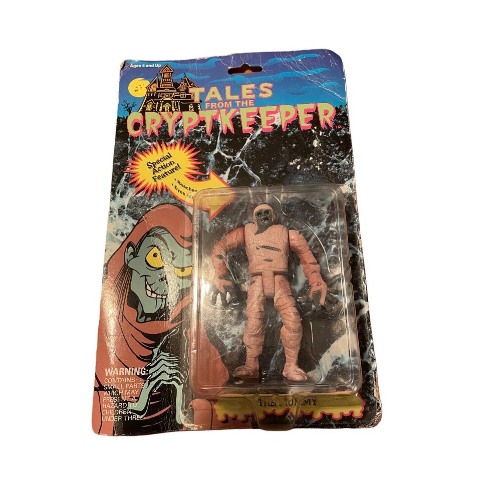 Vtg Tales From The Cryptkeeper THE MUMMY Action Figure Sealed NIP Ace Novelty‎